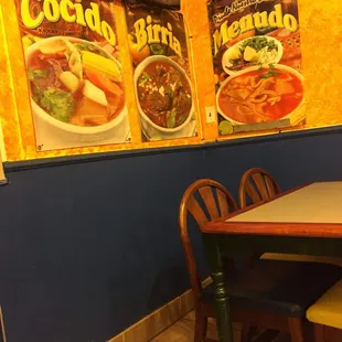 Some of the soups they always have on hand.