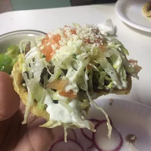The carne asada sope is dumb good! Don&apos;t pass this spot up!