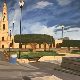 Mural that takes you away....