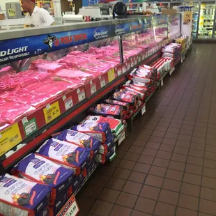 a display in a grocery store