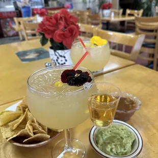 Medium Margaritas with Grand Mariner rider.