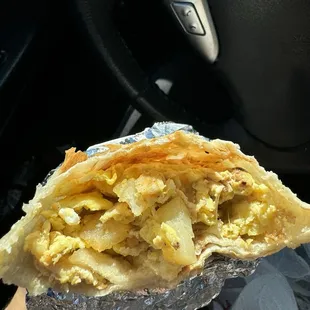 Breakfast burrito