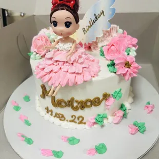 Custom doll cake