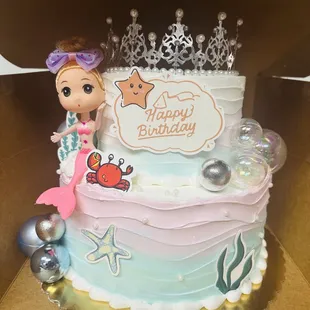 Custom birthday cakes - 2 tiers