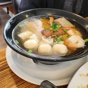 Seafood noodle soup