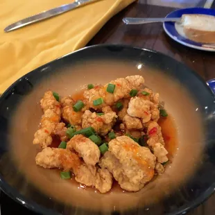 Fried alligator
