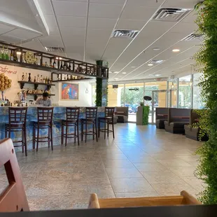Bar area