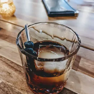 Blueberry Pancakes are for Pirates - Zaya 16yr Rum, Smith &amp; Cross Rum, Nordic Spiced Rum, Pasubio, Dry Curacao, Barrel Aged Maple Syrup