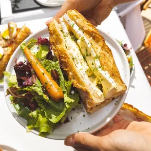 LA's finest sandwich paired with refreshing side salad - your taste of Europe.