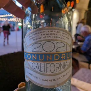 Great wine list with reasonable prices.