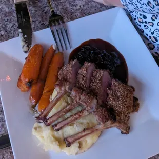 Encrusted Lamb was a winner!