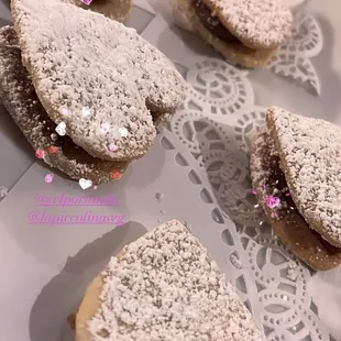 Pastry with caramel filling