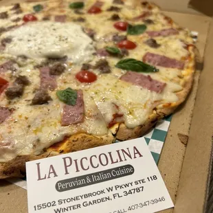 Authentic Italian pizza, tomato pasta, and Rare Peruvian Beer.