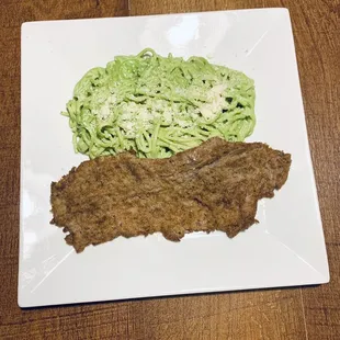 Tallarin Verde Con Apanado