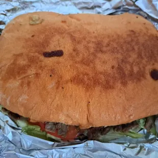 A carne asada torta! Full with alot of meat. :)