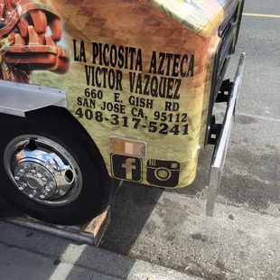 Details from their new truck.