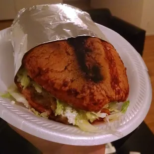 Pambazo! Big and super delicious for only $7. I love this place.