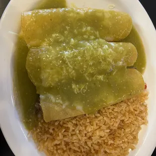 Enchiladas Verde