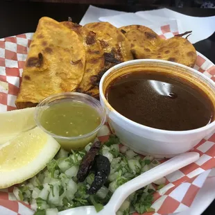 Quesabirria Taco plate.