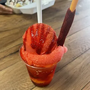 Mangonada + fresa