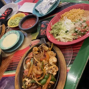 Lunch fajitas