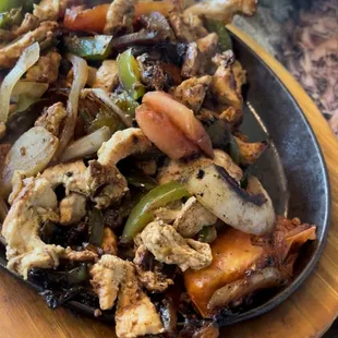 a plate of food on a table