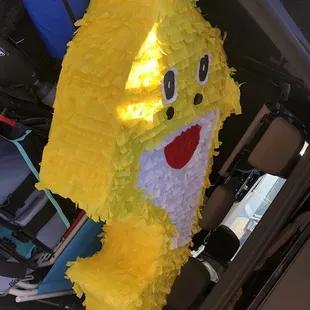 Almost 5 feet tall  can't wait to fill it up with toys and candies :)