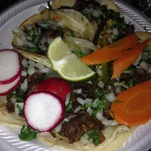 Authentic tacos yummy