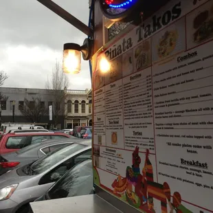 outside, sushi and sashimi