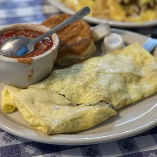 Philly Cheesesteak Omelette