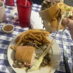 Mama Jim's debris poboy