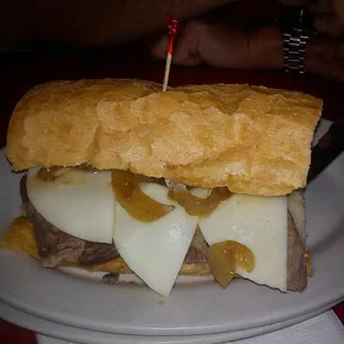 Smoked Prime Rib Sandwich