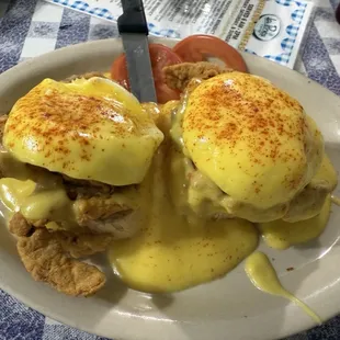 Softshell Crab Eggs Benedict