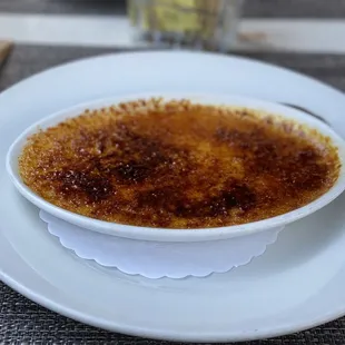 Creme brulee.
