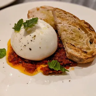 Burrata appetizer