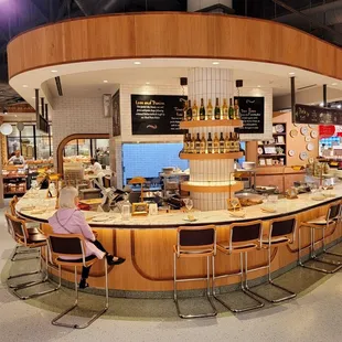 Wine Bar inside Eataly Italian grocery market. ( seats may be reserved )