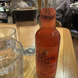 Blood Orange Italian Soda