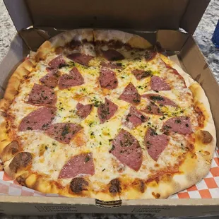 Salami Pizza