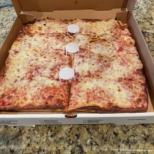 Great sicilian pie from La Pizza Nostra !