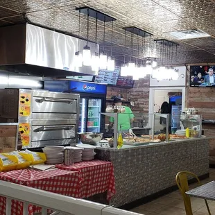 the interior of a restaurant