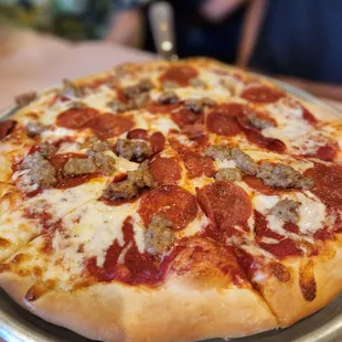 Pepperoni and Italian Sausage
