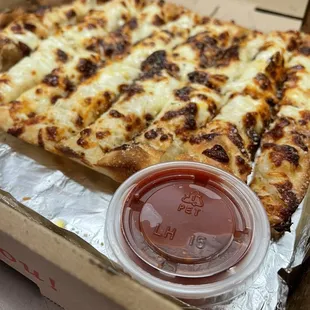 Yum  garlic cheese bread