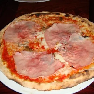 Ham and Mushroom Pizza