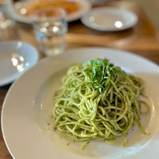 Pesto spaghetti