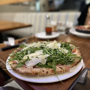 Prosciutto Arugula Pizza