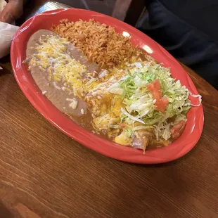 Enchiladas lunch special