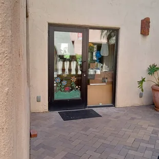 Cute artwork on the door