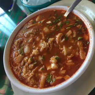 Best menudo I have ever had.The spices in the menudo compliment each other. Enjoy it with their home made tortillas.