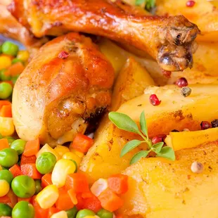 a plate of food