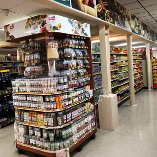 the aisles